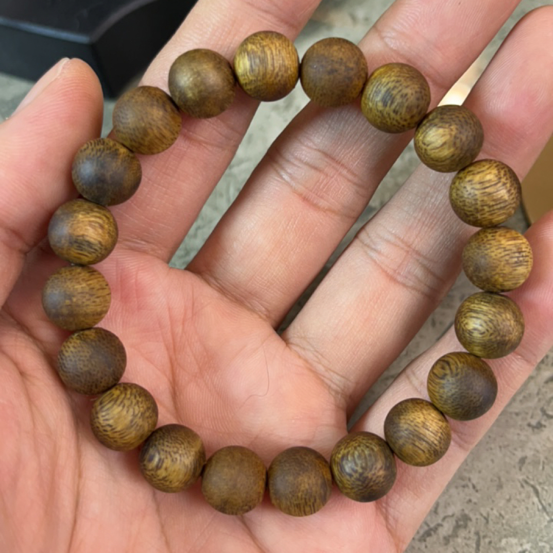 沉香乌身圆叶圆珠10mm单圈9g+天然花果药香 多样性发一