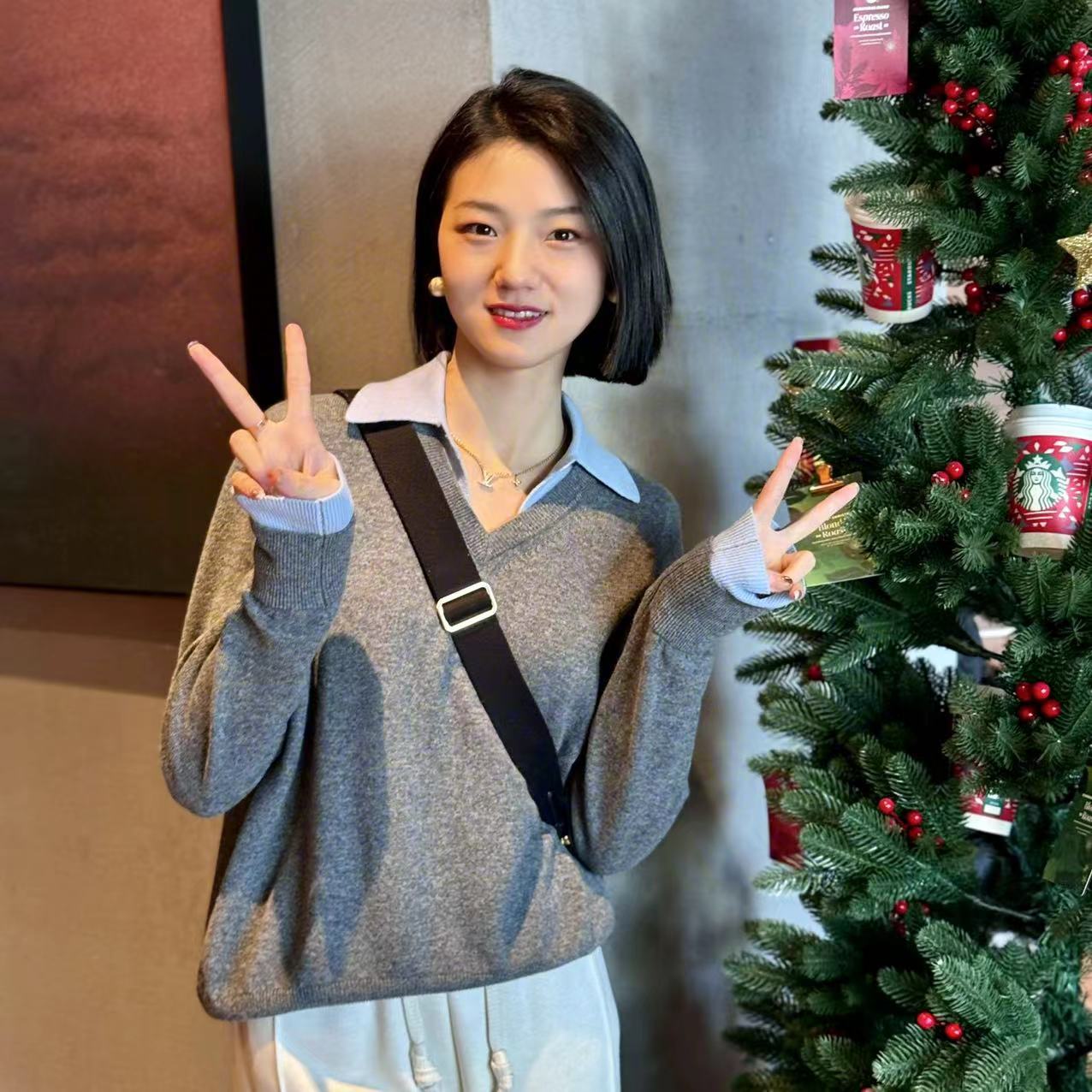 名港MG3238【纯羊毛】显瘦长袖洋气针织翻领秋冬网红打底针织衫