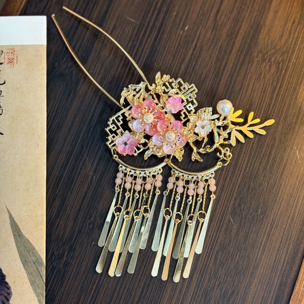 【双生花】古风汉服配饰头饰