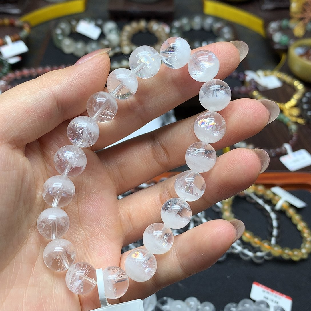 水晶未镶嵌手链手链