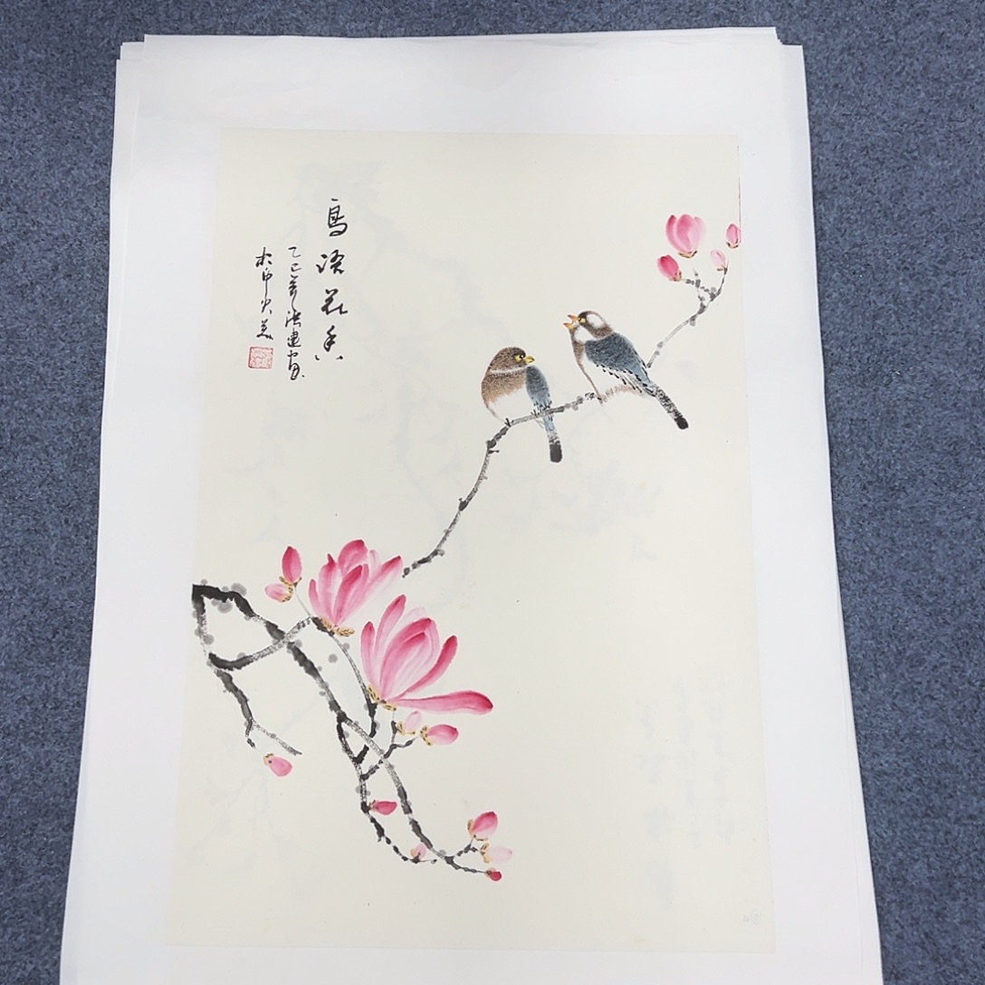 国画国画作品宣纸纯手绘