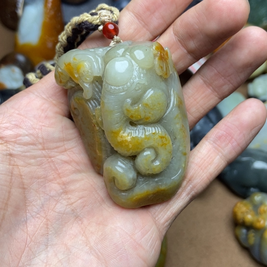 和田玉挂件未镶嵌