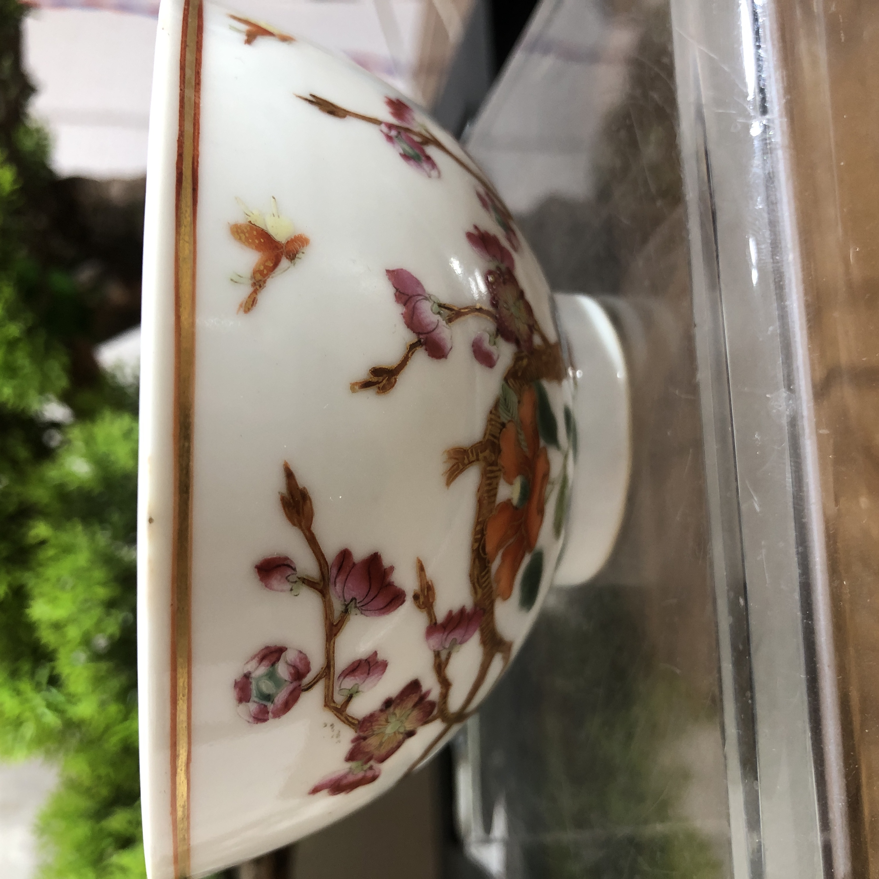 清宣统粉彩花卉纹碗【古董拍卖】