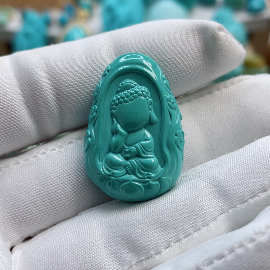 绿松石珠宝奇石未镶嵌