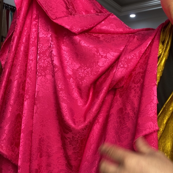 无纺布布料玫红3名前付款