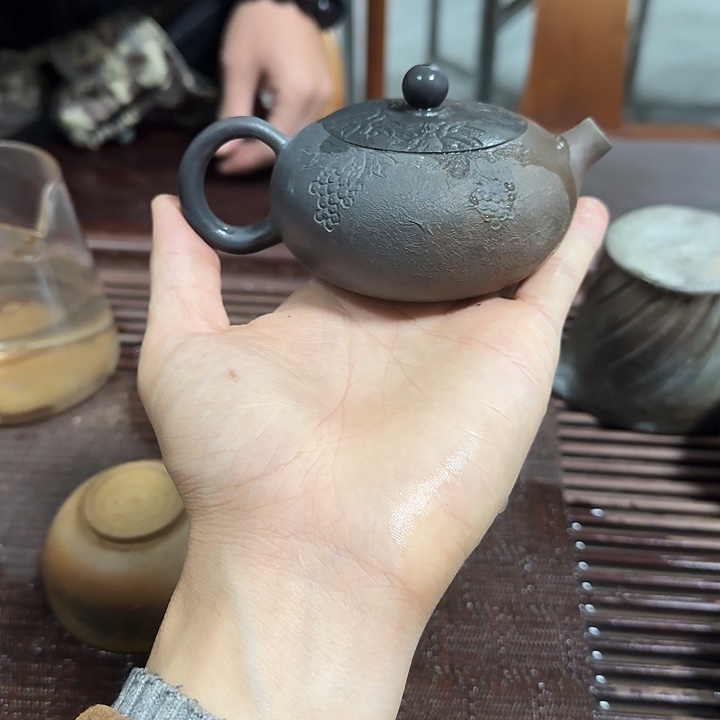 茶壶紫砂坭兴陶柴烧