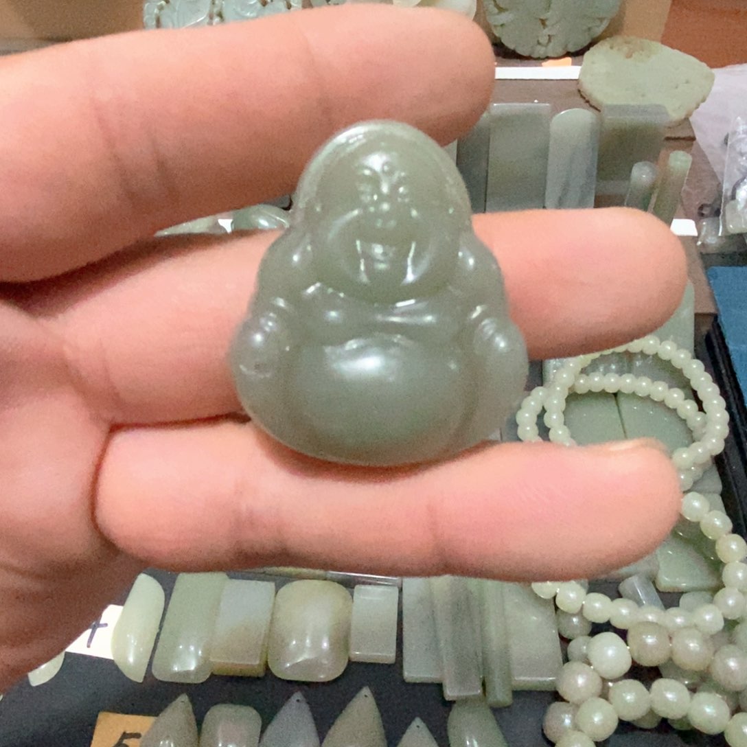 和田玉未镶嵌颈饰用****56