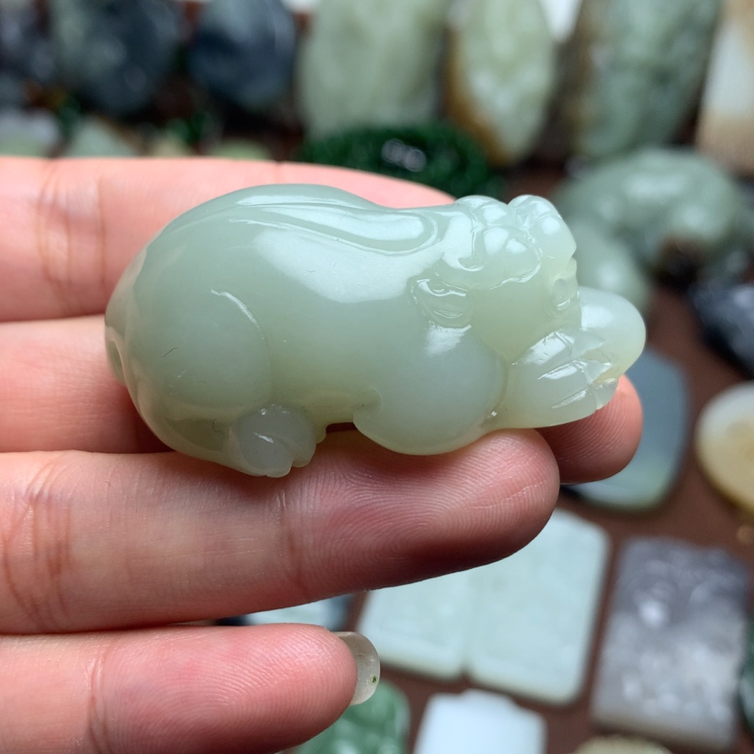 和田玉挂件未镶嵌