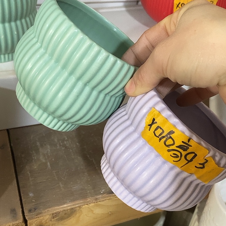 陶盆有孔 瑕疵针孔漏釉介意勿拍外口 10外高9