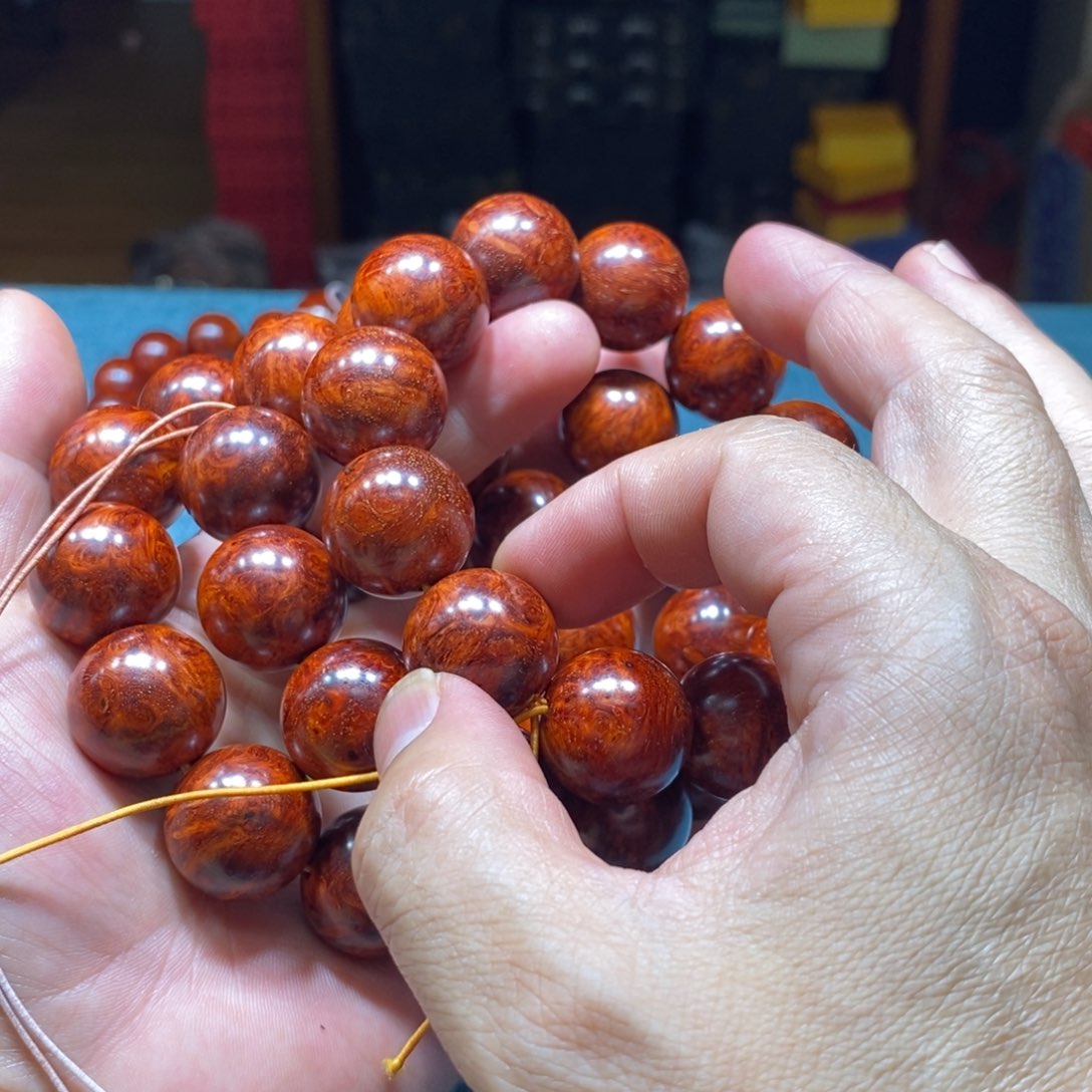 小叶紫檀手串/手链多样性发其一小叶紫檀2.0毕业爆星爆瘤