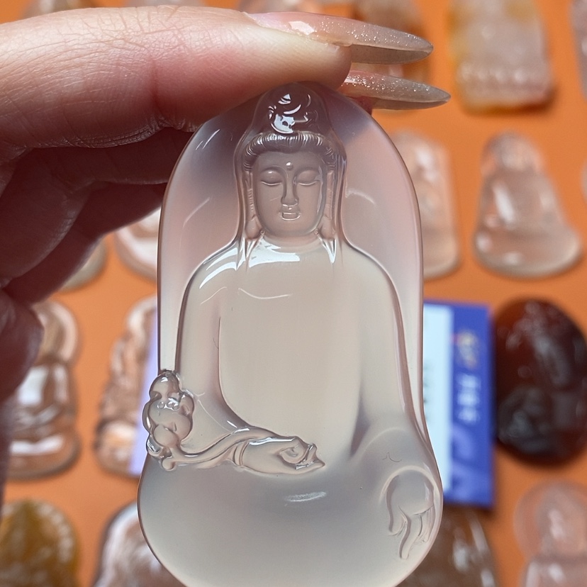 【闪购商品】玛瑙/玉髓颈饰未镶嵌祝**安