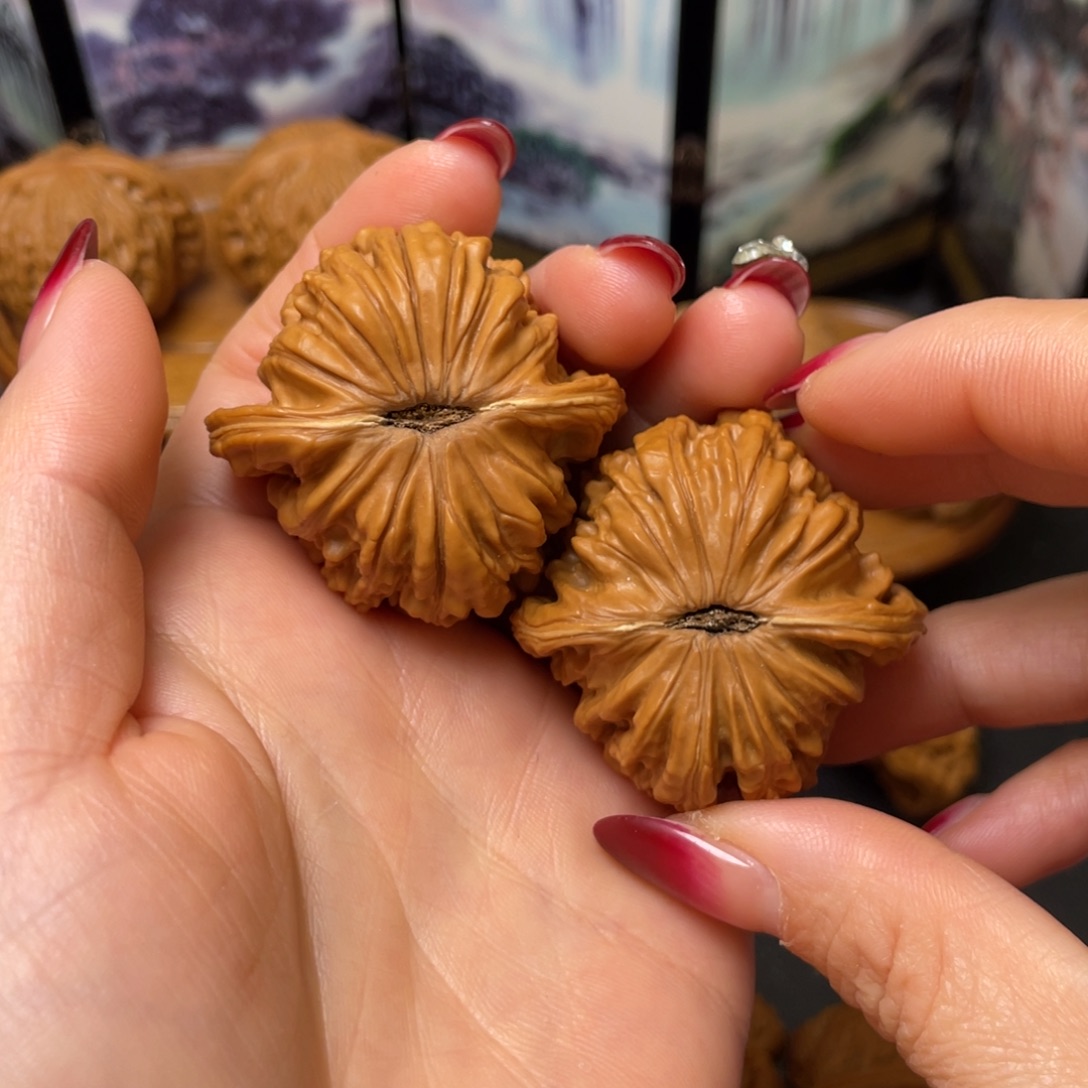 把件文玩核桃43四座楼