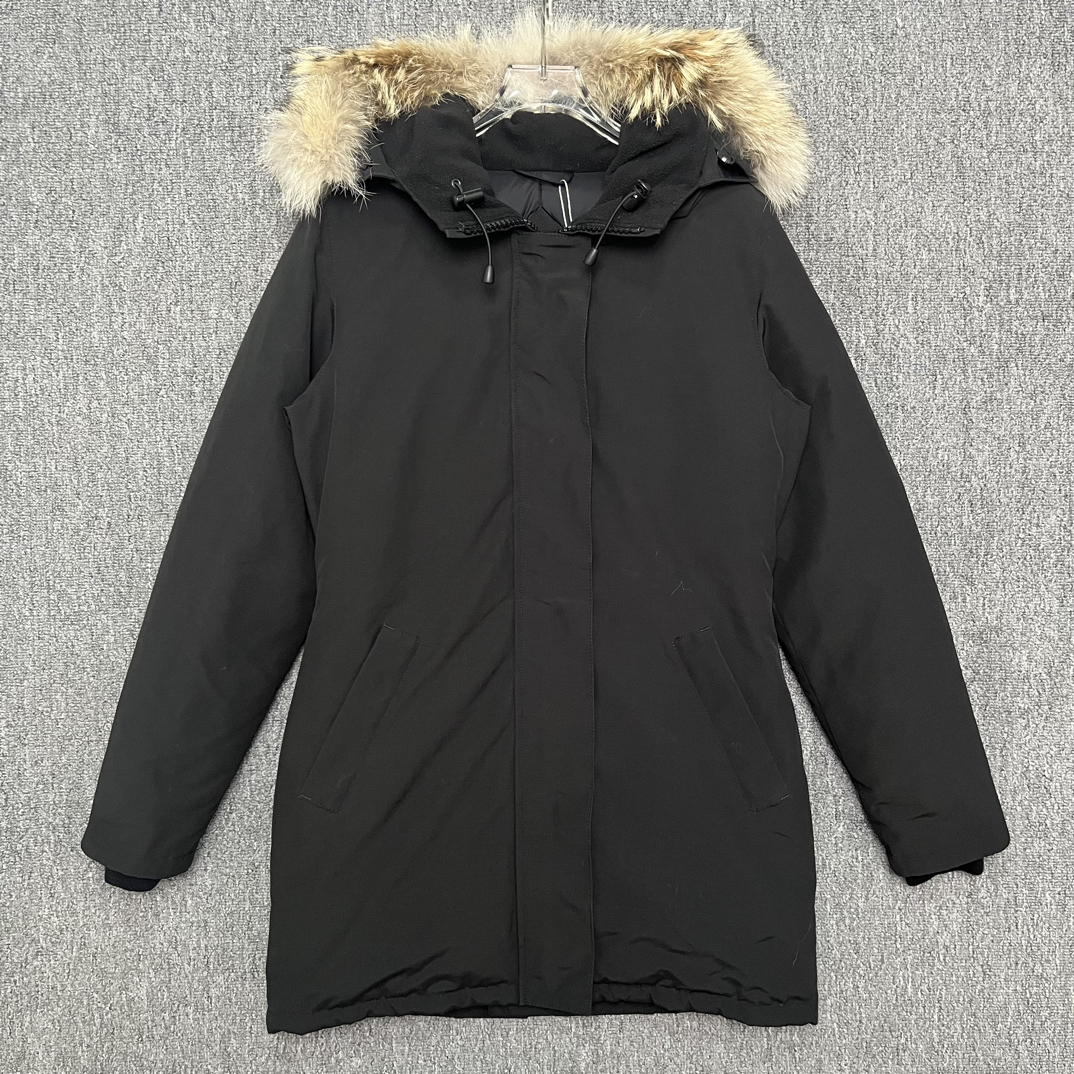 99新 CANADA GOOSE Victoria系列兜帽羽绒服/S码/99新/13691