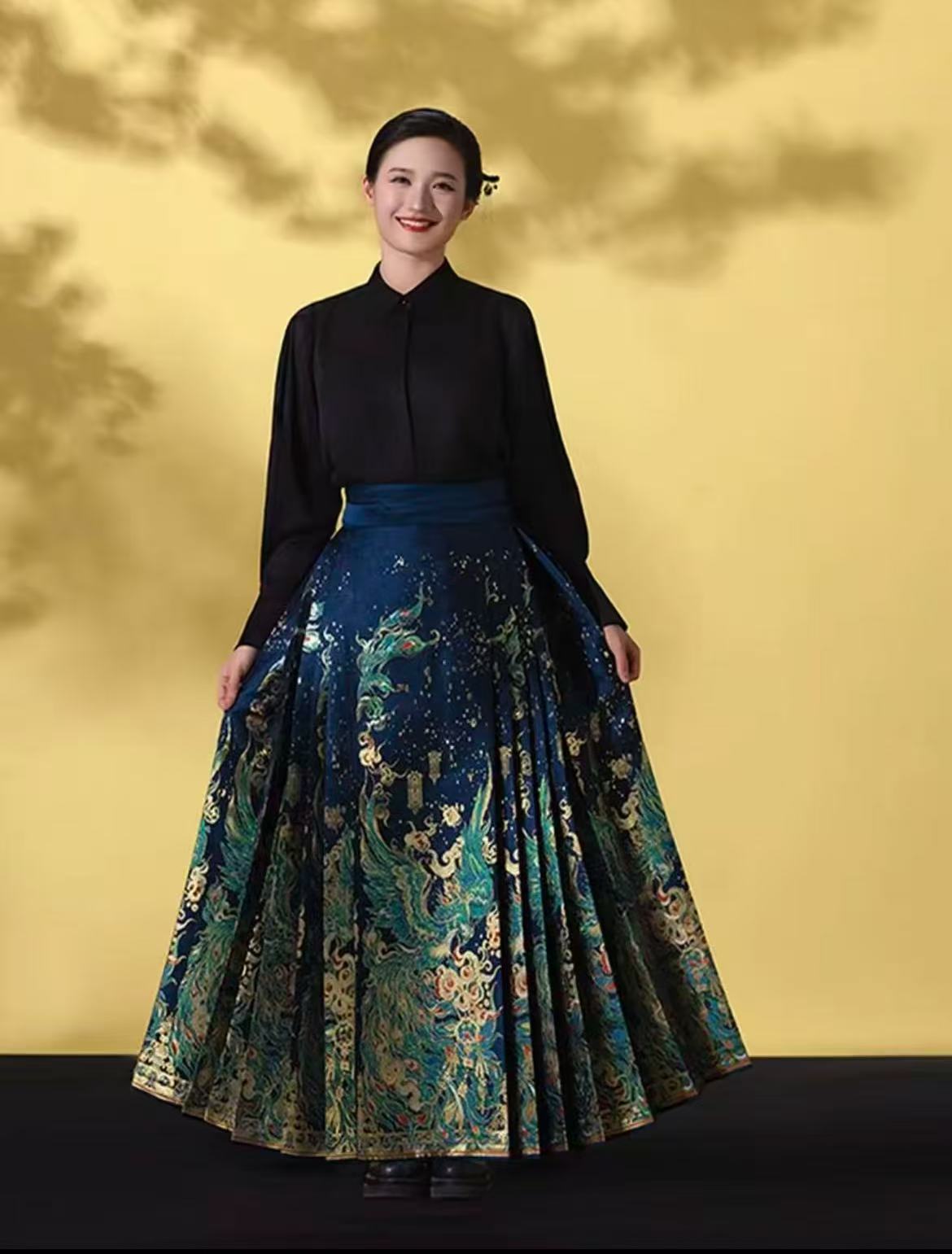 汉服青仓【齐天】新中式国风汉元素半身裙马面裙女款爆款