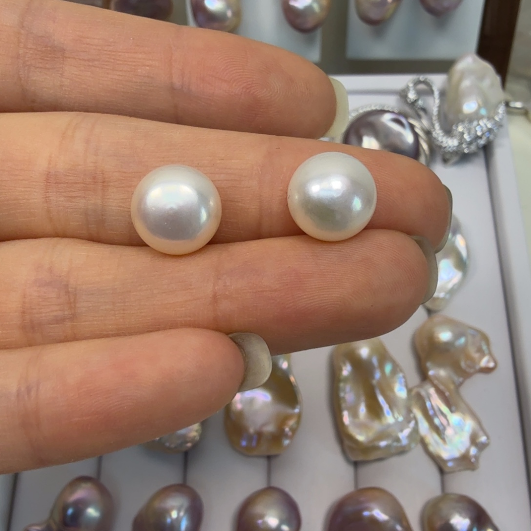 银S925镶嵌颈饰淡水珍珠