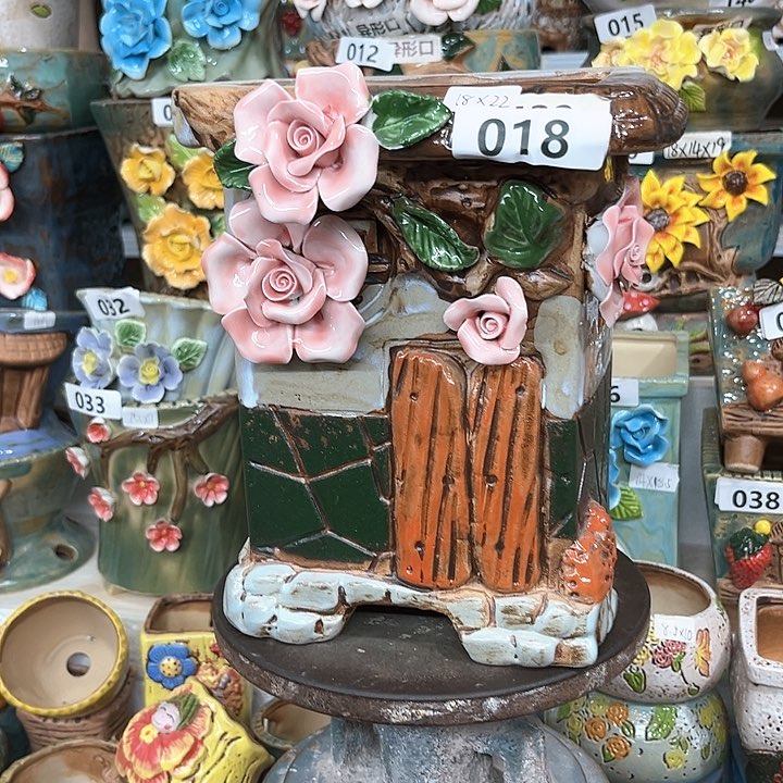 紫砂花盆粗陶材质多肉花盆