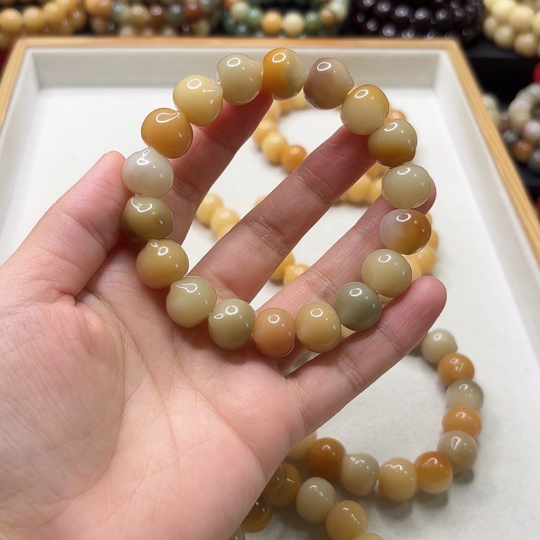 星***野菩提根/象牙果手串已加备用珠