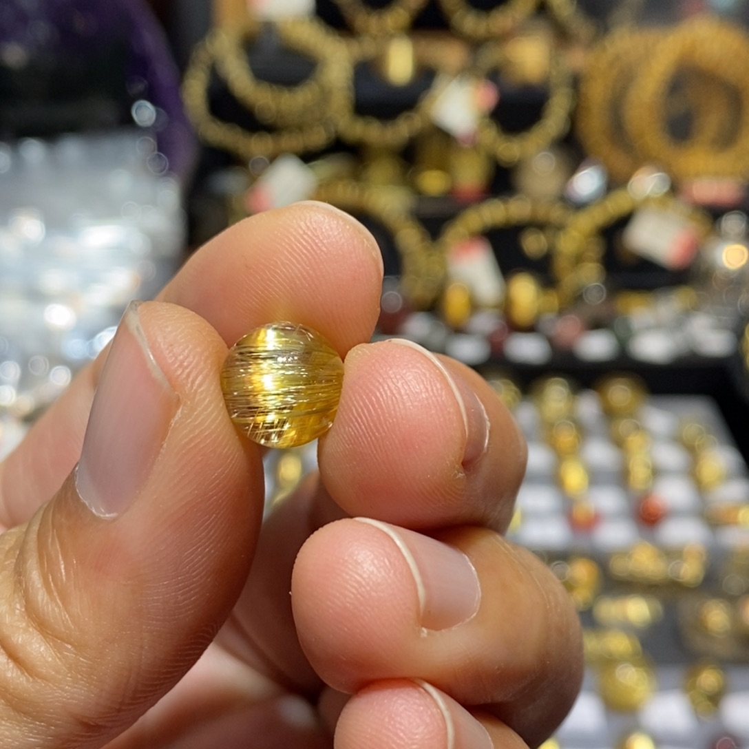 手链未镶嵌水晶天然水晶钛晶顺发板钛猫眼10➕