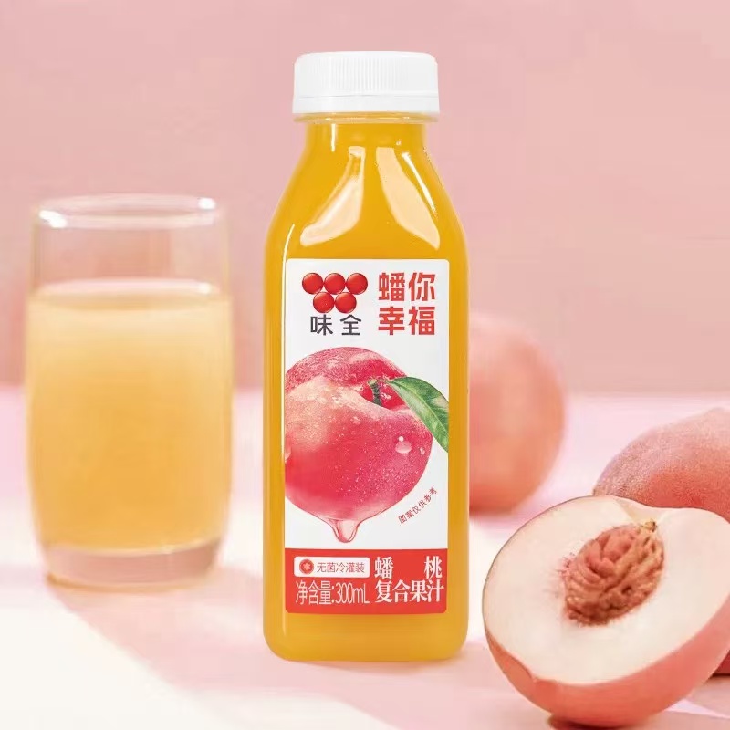 【2026.1.12到期】*5瓶 桃子汁300ml