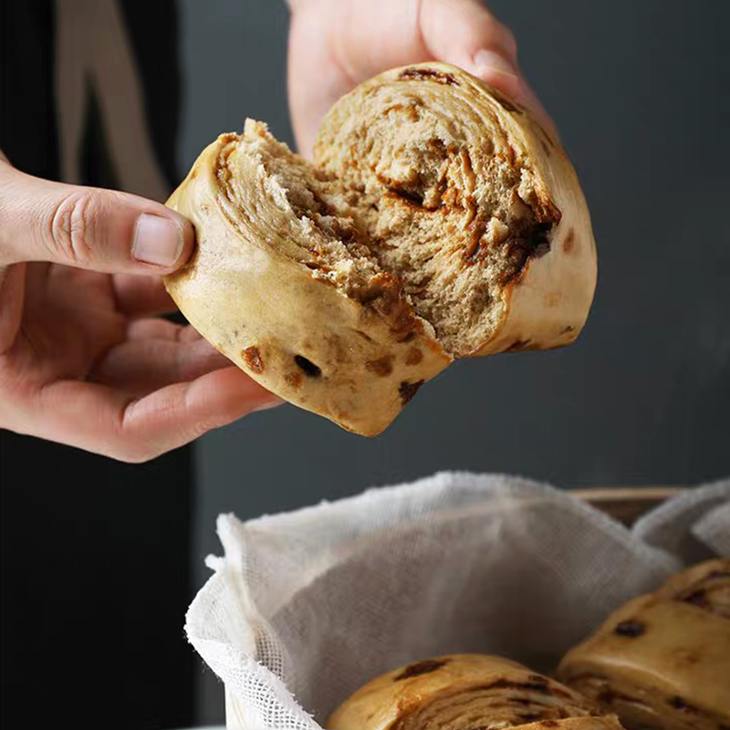 【顺丰包邮】广东特色早餐早点红糖手撕馒头300克/6个装广州早茶点心懒人方便早餐次日达小花卷馒头同城送