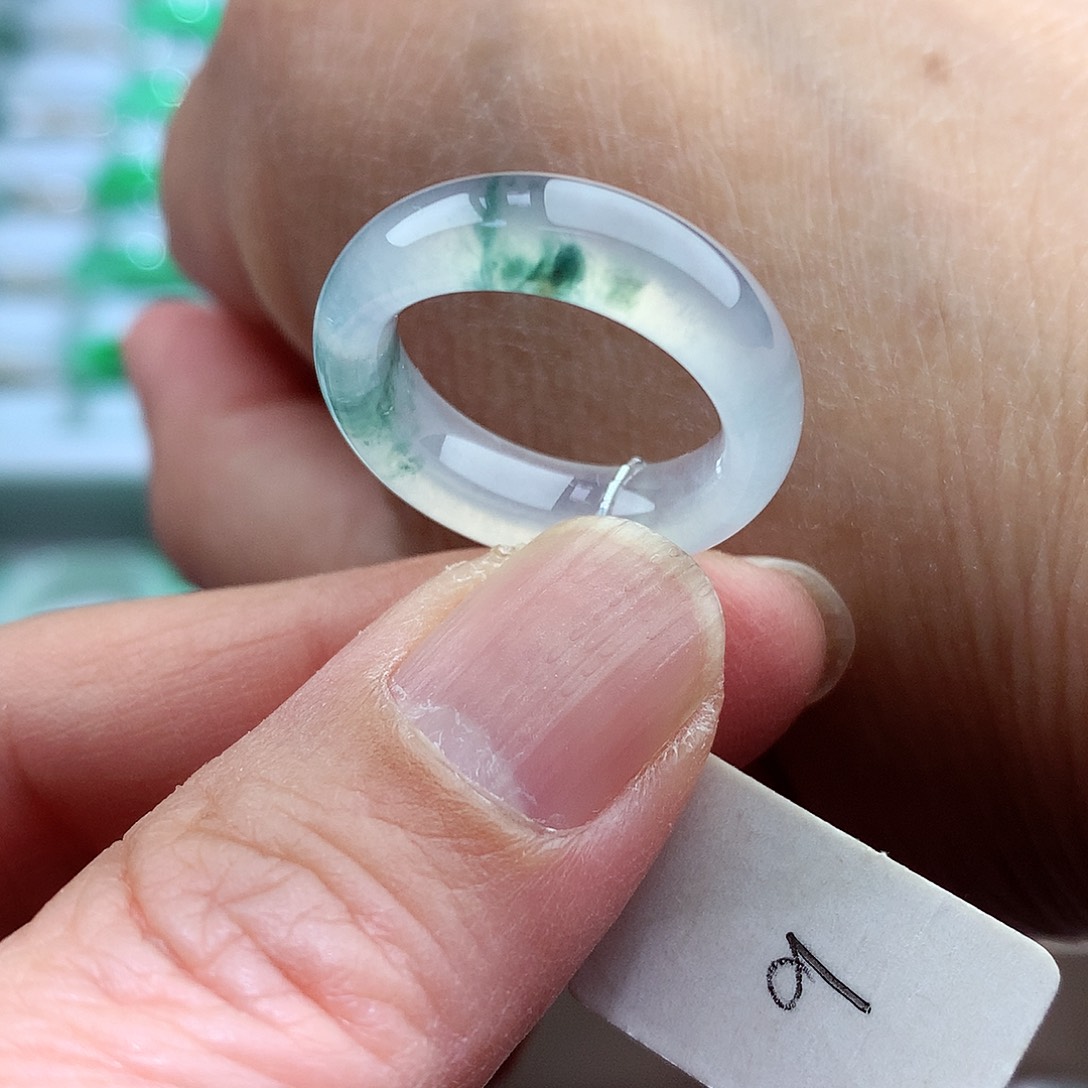 未镶嵌戒指翡翠9号