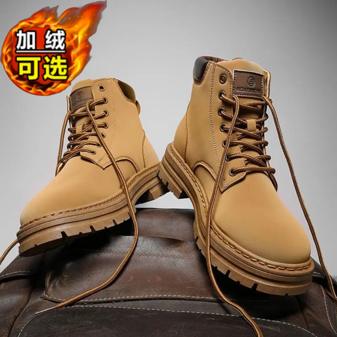 男款2025秋季耐磨工作马丁靴工防滑休闲运动秋季百搭男士马丁靴
