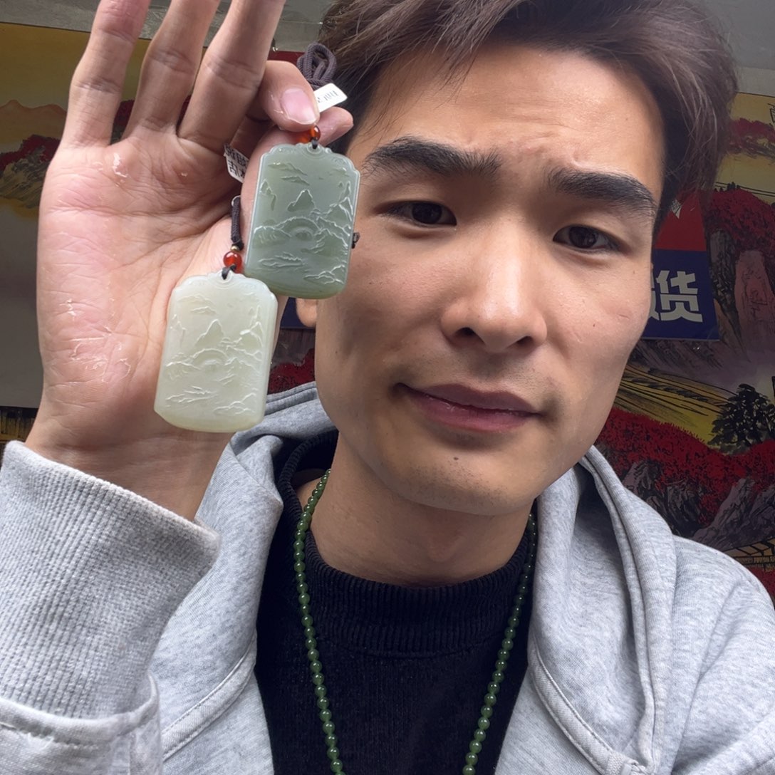 和田玉手链未镶嵌守护神 猪多样性拍一发一