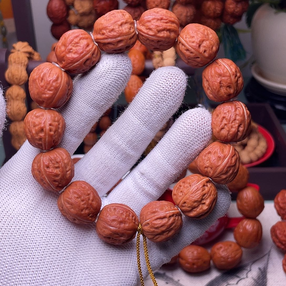 日***道文玩核桃手串秋子