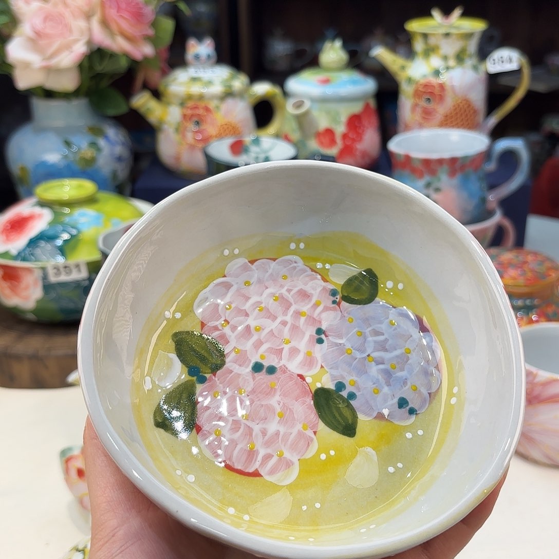 景德镇手绘高温釉下彩陶瓷茶具