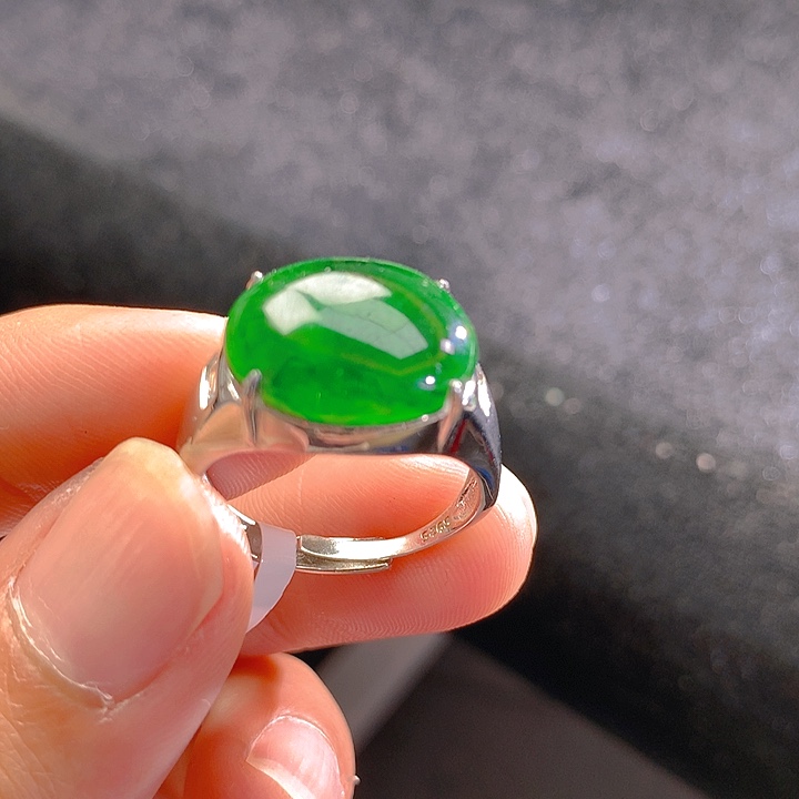 【闪购商品】翡翠颈饰银S925镶嵌翡翠