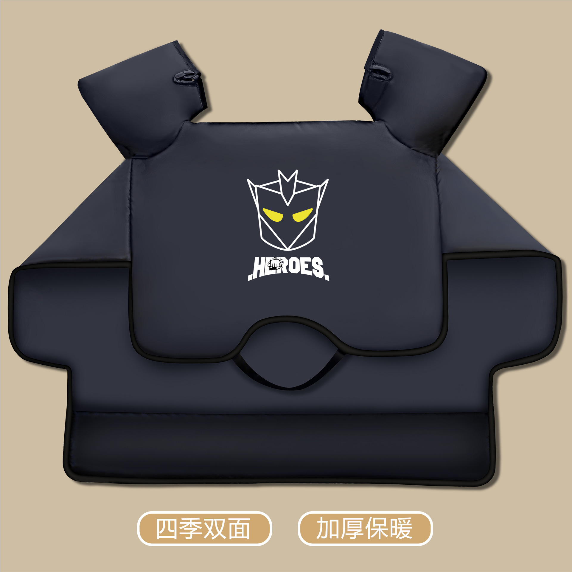 双面防水电动车挡风被秋冬季加绒超厚电瓶摩托车防风全包防雨罩冬