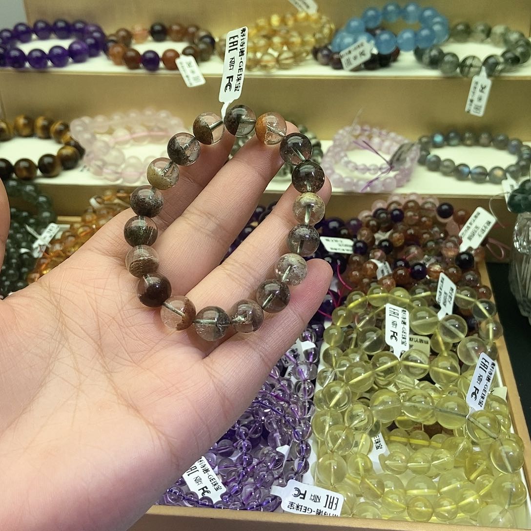 水晶手链未镶嵌四季幽灵聚宝盆11