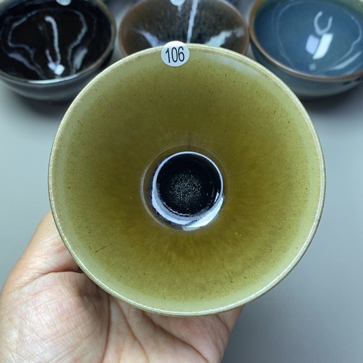 茶盏建窑建盏柴烧主人杯