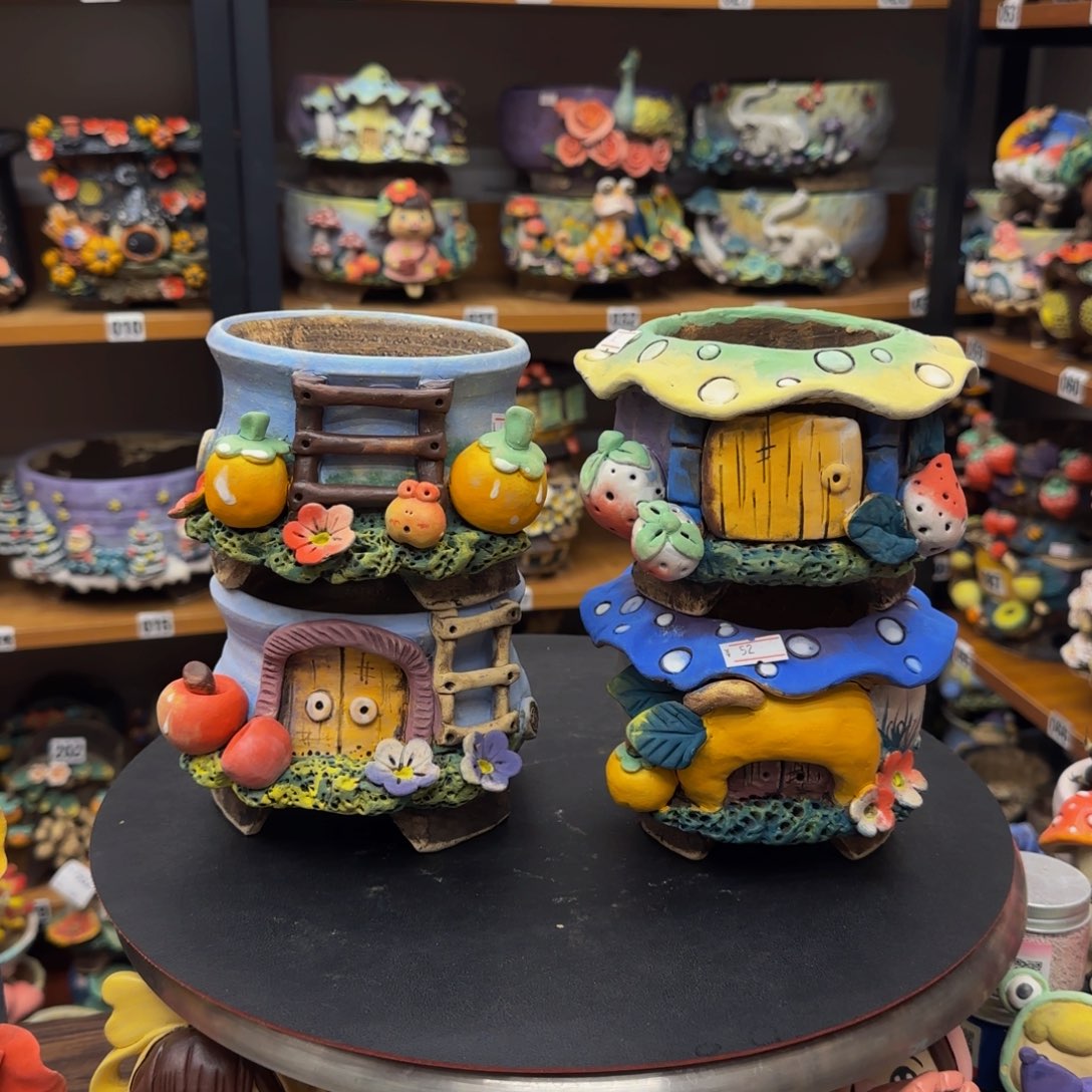 【闪购商品】小**婆粗陶手捏