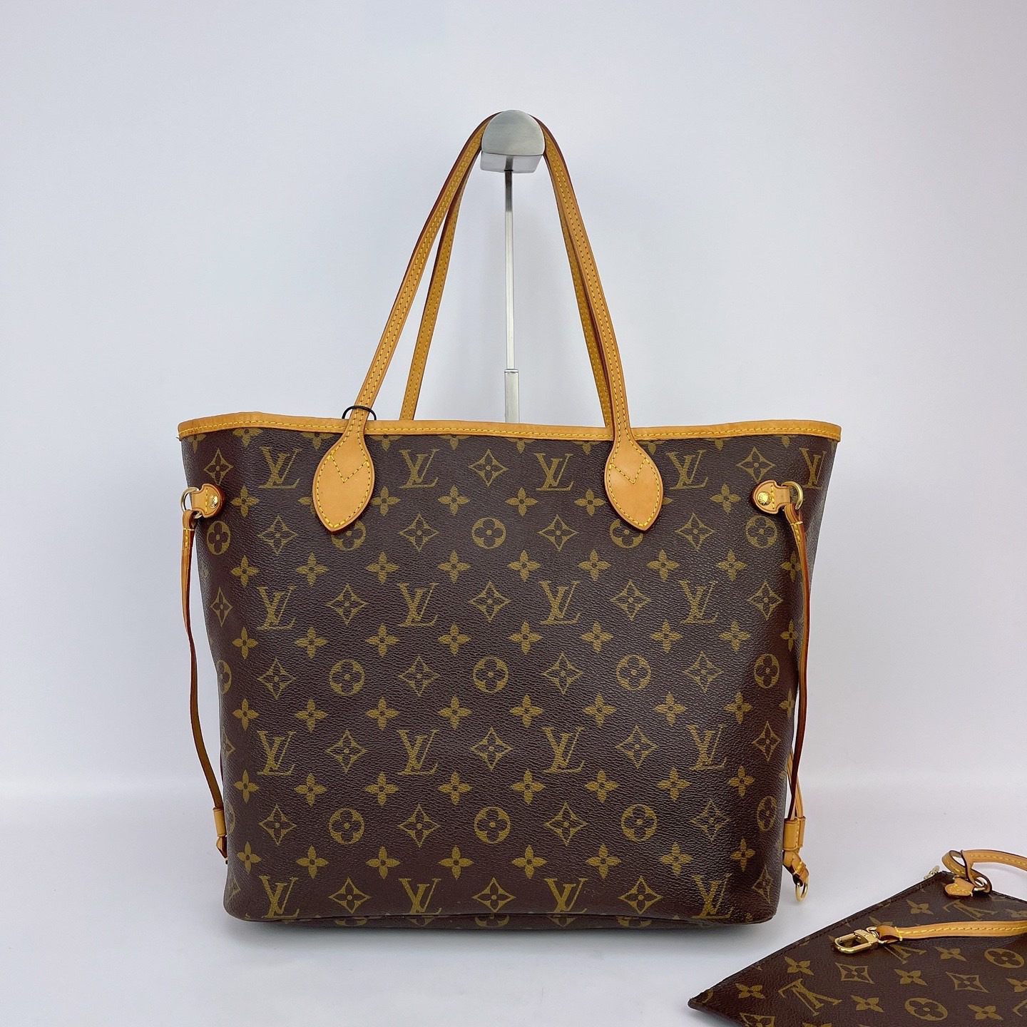 95新 LV LV 棕色老花nf内标2104底长32 E030