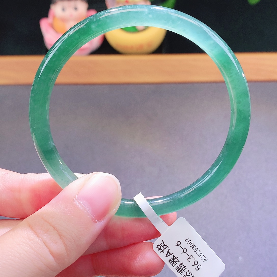 翡翠未镶嵌手镯天然翡翠