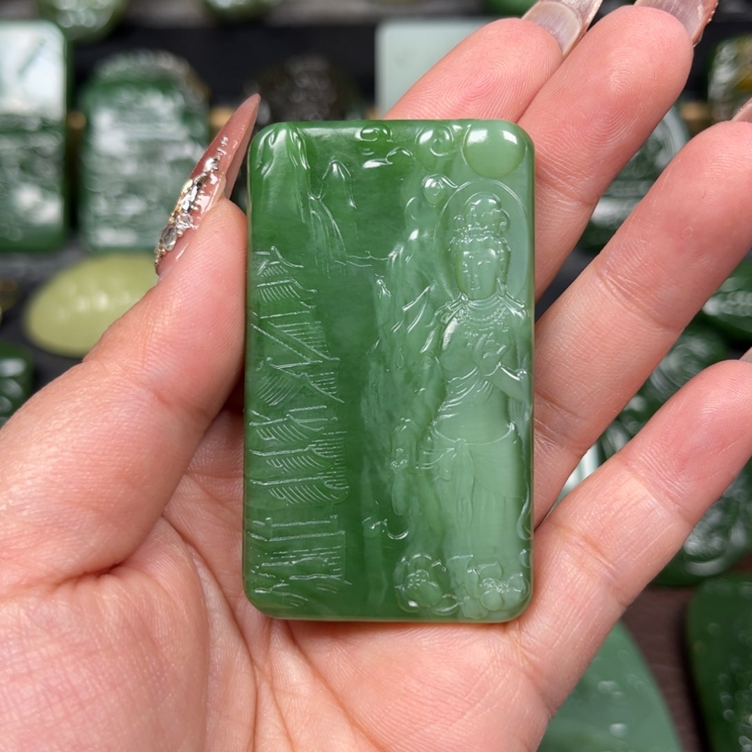 和田玉挂件未镶嵌