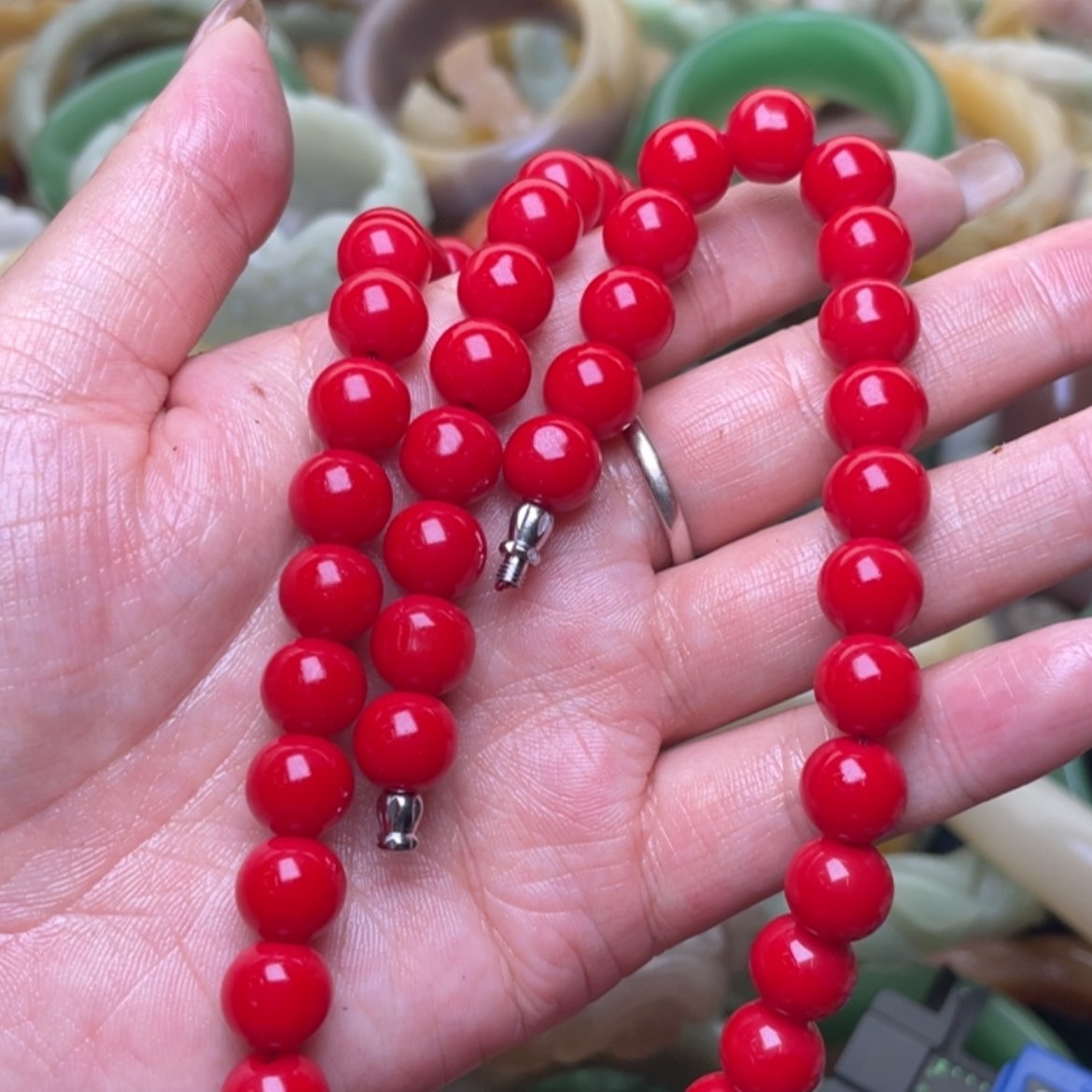 【闪购商品】石英质玉手镯（圆镯）未镶嵌