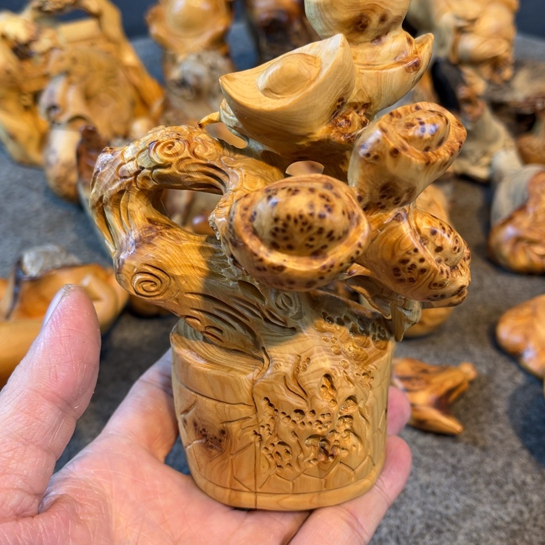 柏木（崖柏）根雕摆件工艺品