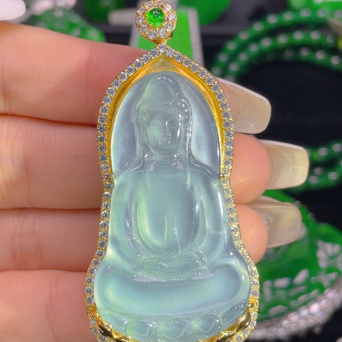 翡翠吊坠(不含链)未镶嵌