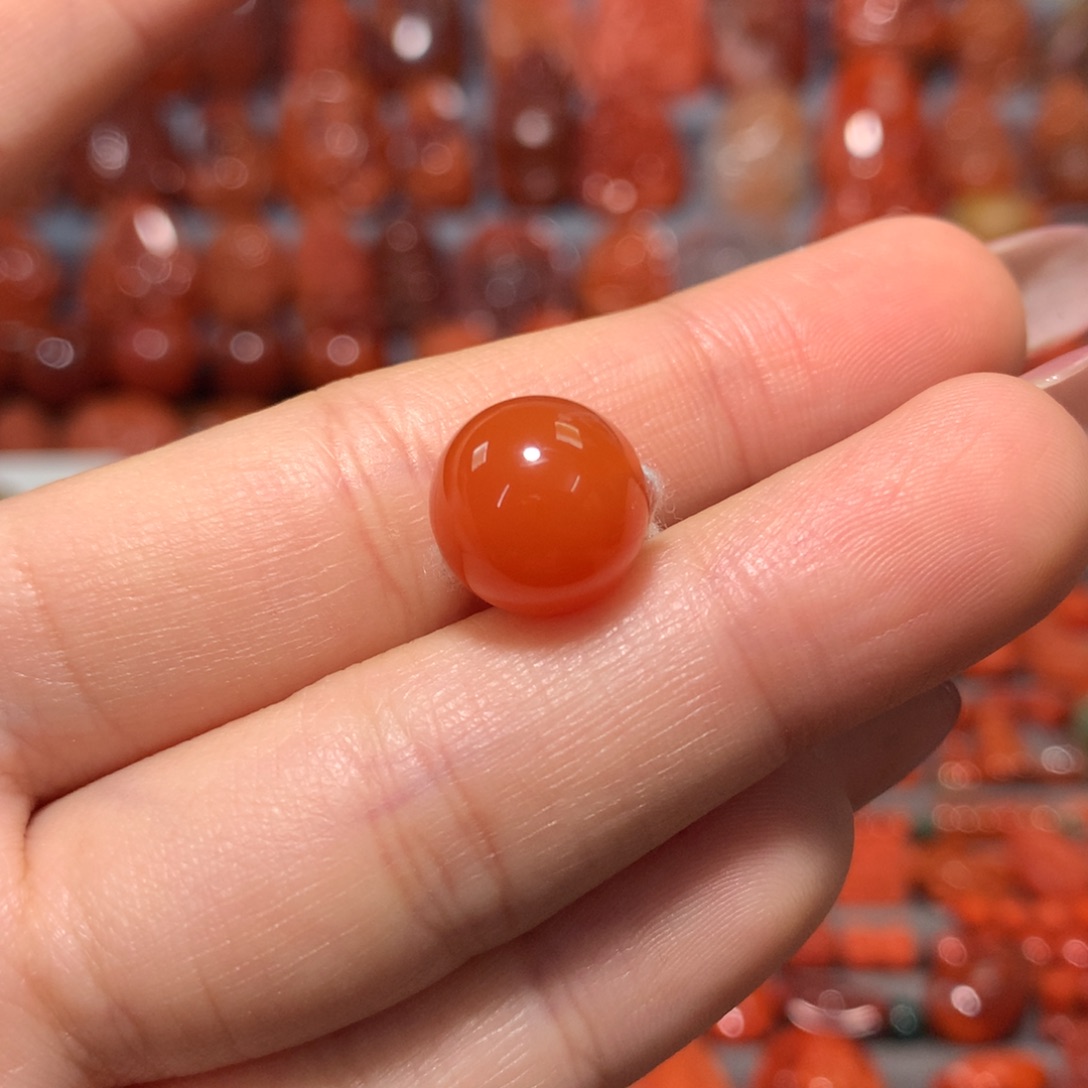 【闪购商品】未镶嵌圆珠11+南红玛瑙