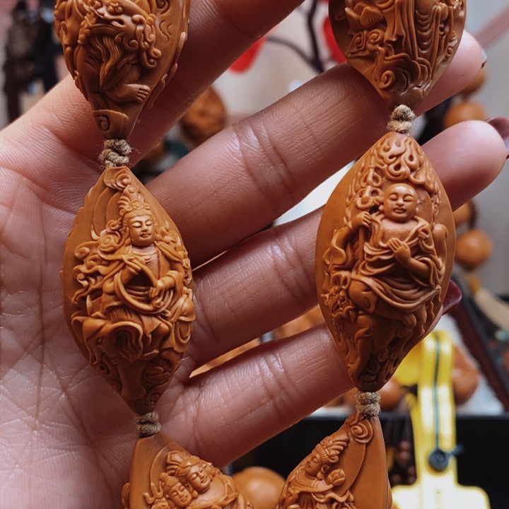 橄榄核手串/手链无像万佛2.3
