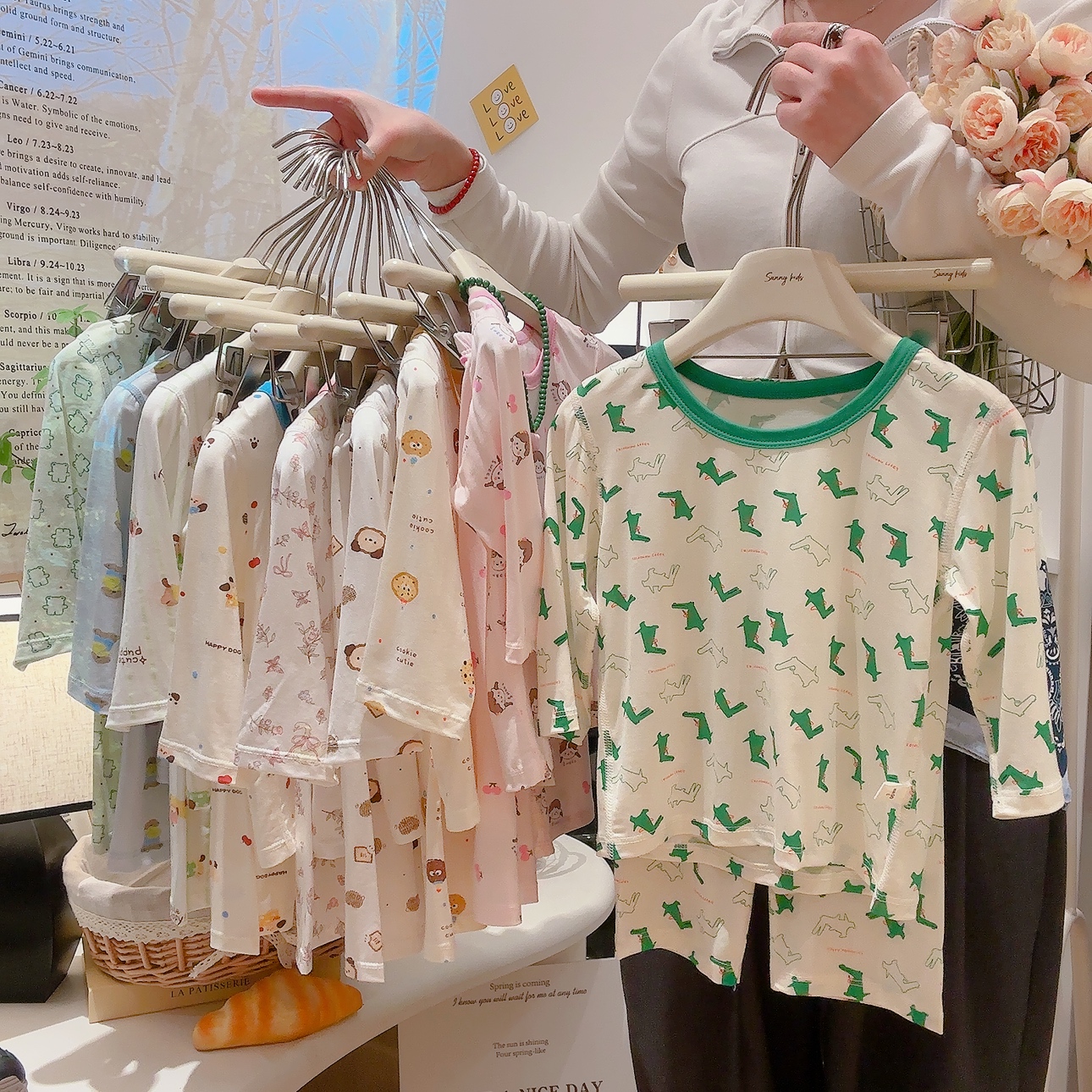 【7A抗菌】儿童睡衣无骨天丝家居服套装男童女童透气薄款空调服