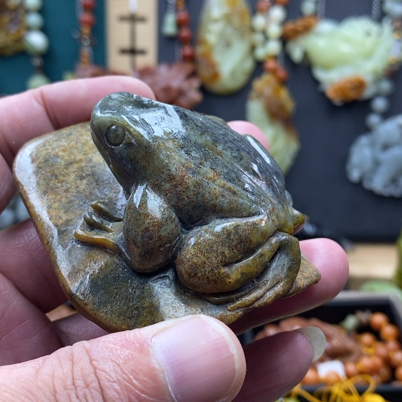 【闪购商品】岫岩河磨玉（透闪石质玉）把件未镶嵌