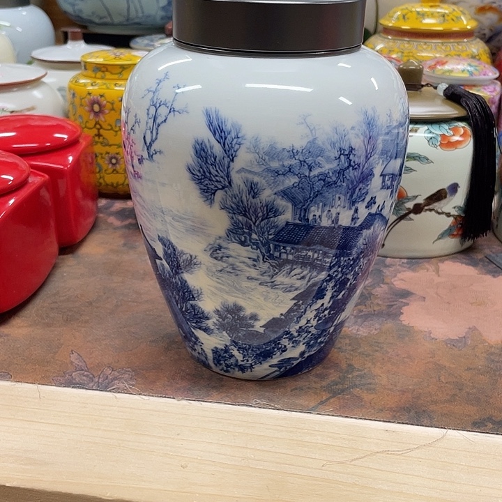 陶瓷罐茶叶罐密封罐储物罐