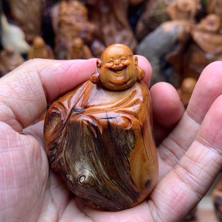 柏木（崖柏）崖柏陈化料手把件