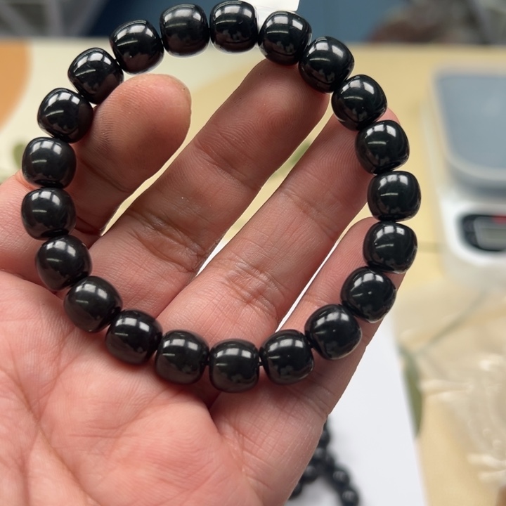 未镶嵌手链和田玉黑色6008