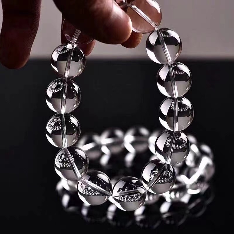 白水手串12mm双A纯净经典款