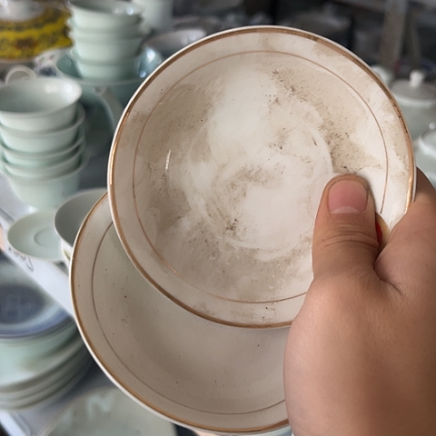 其他瓷4寸碟两个老底