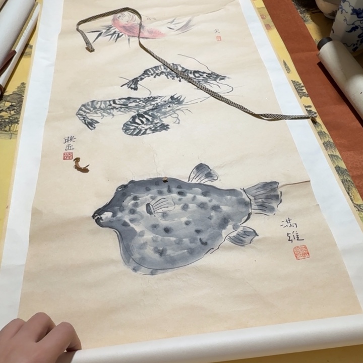 柒***壹横款386号回流字画